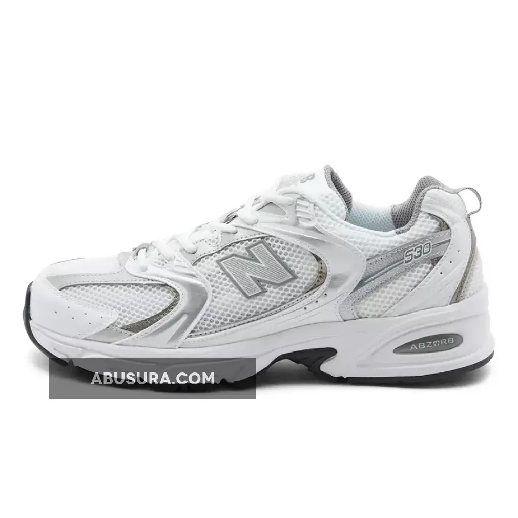 New Balance 530 White Silver Grey MR530AD New Releases