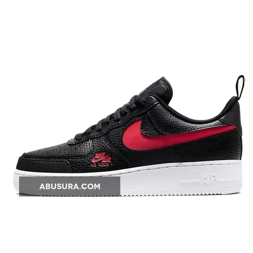 Nike Air Force 1 LV8 Utility Black Red CW7579-001 #bred air force 1 low