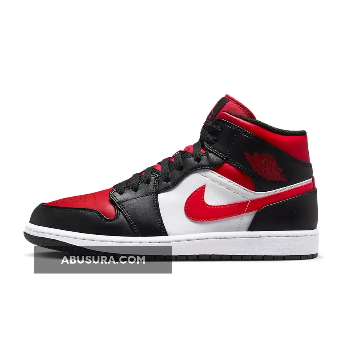 Air Jordan 1 Mid Bred Toe White 554724-079 Online