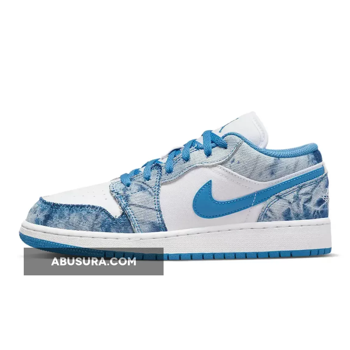 Air Jordan 1 Low GS Washed Denim DM8947-100 / jordan 1 low washed denim