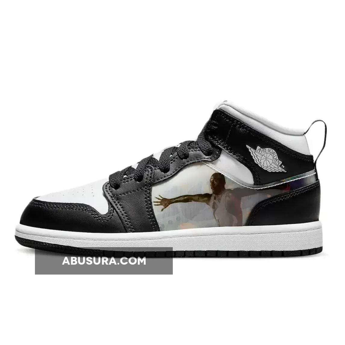 Air Jordan 1 Mid Hologram Black White DR9496-001 New Releases