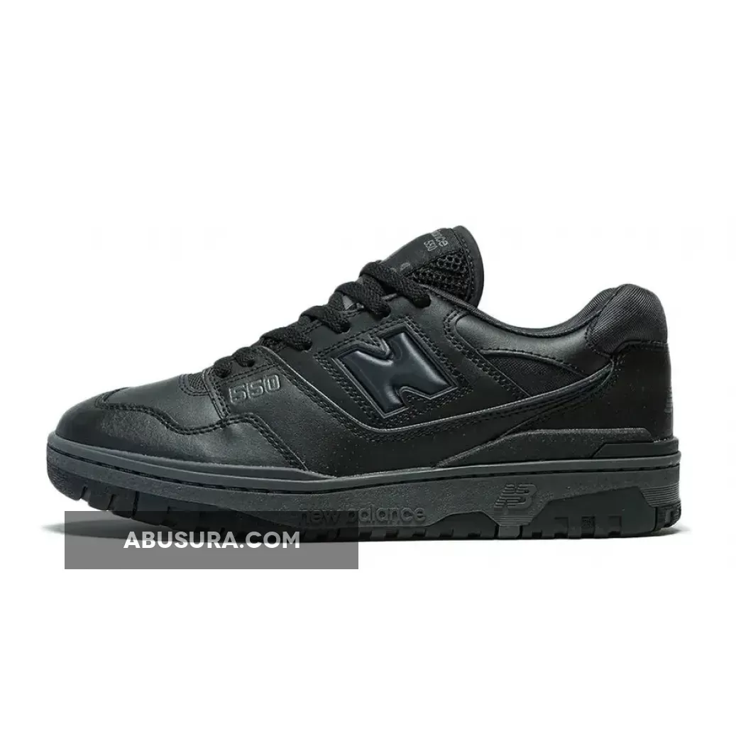 New Balance 550 Triple Black BB550BBB 'triple black new balance'