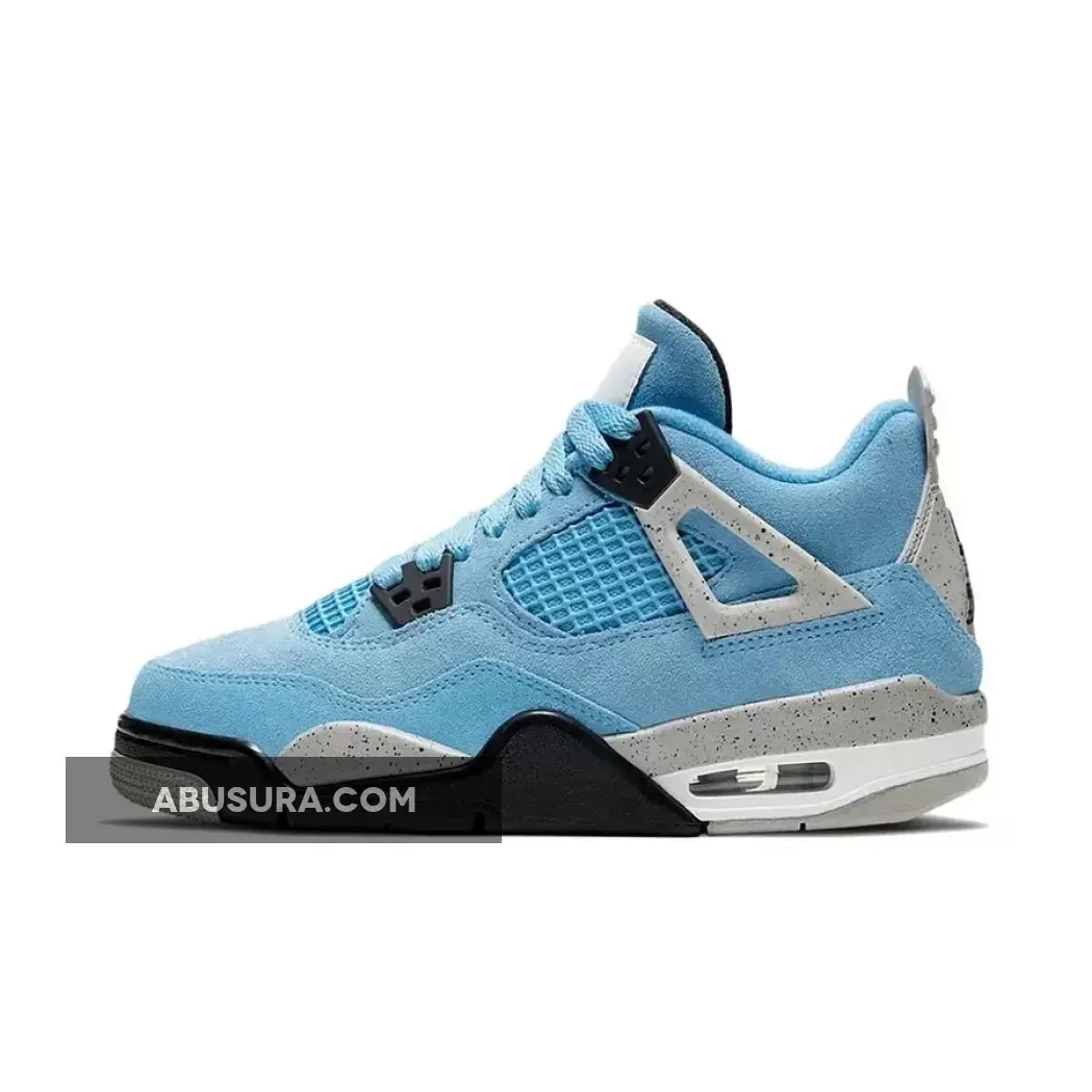 Air Jordan 4 GS University Blue UNC 408452-400 / unc 4s gs