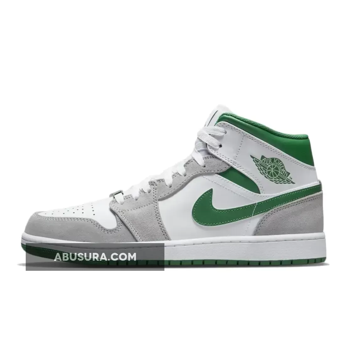 Air Jordan 1 Mid White Grey Pine Green DC7294-103 New Releases