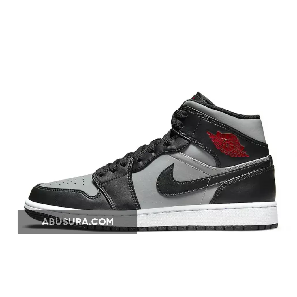 Air Jordan 1 Mid Shadow Black Grey 554724-096 For Sale