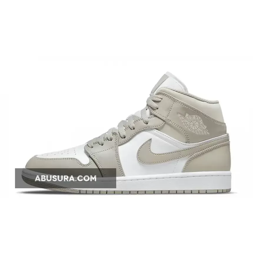 Air Jordan 1 Mid Linen White 554724-082