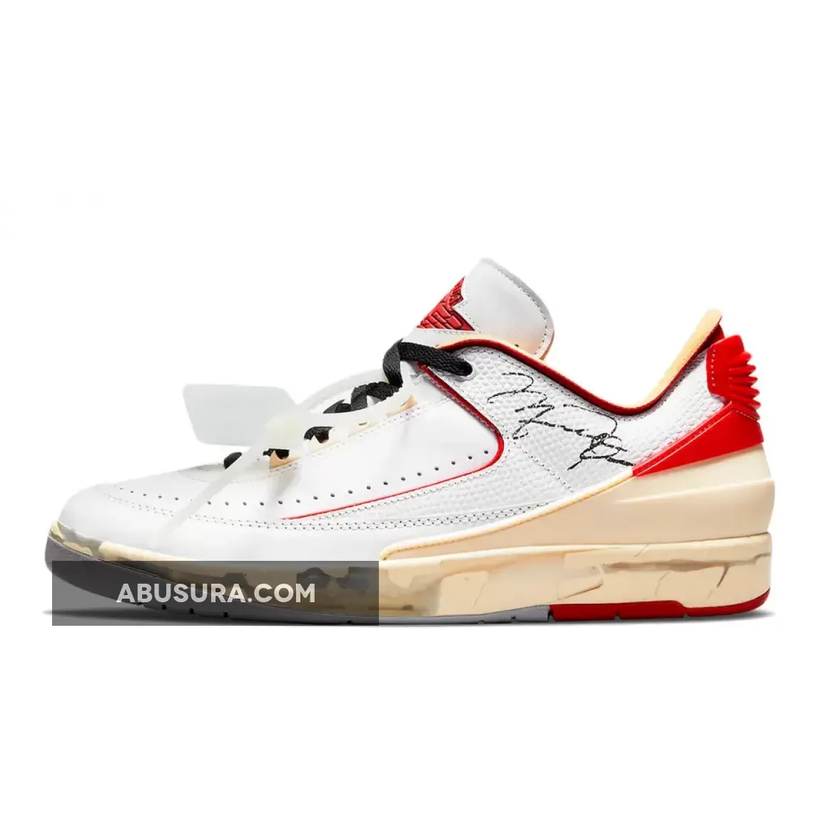 Off-White x Air Jordan 2 Low White Red DJ4375-106