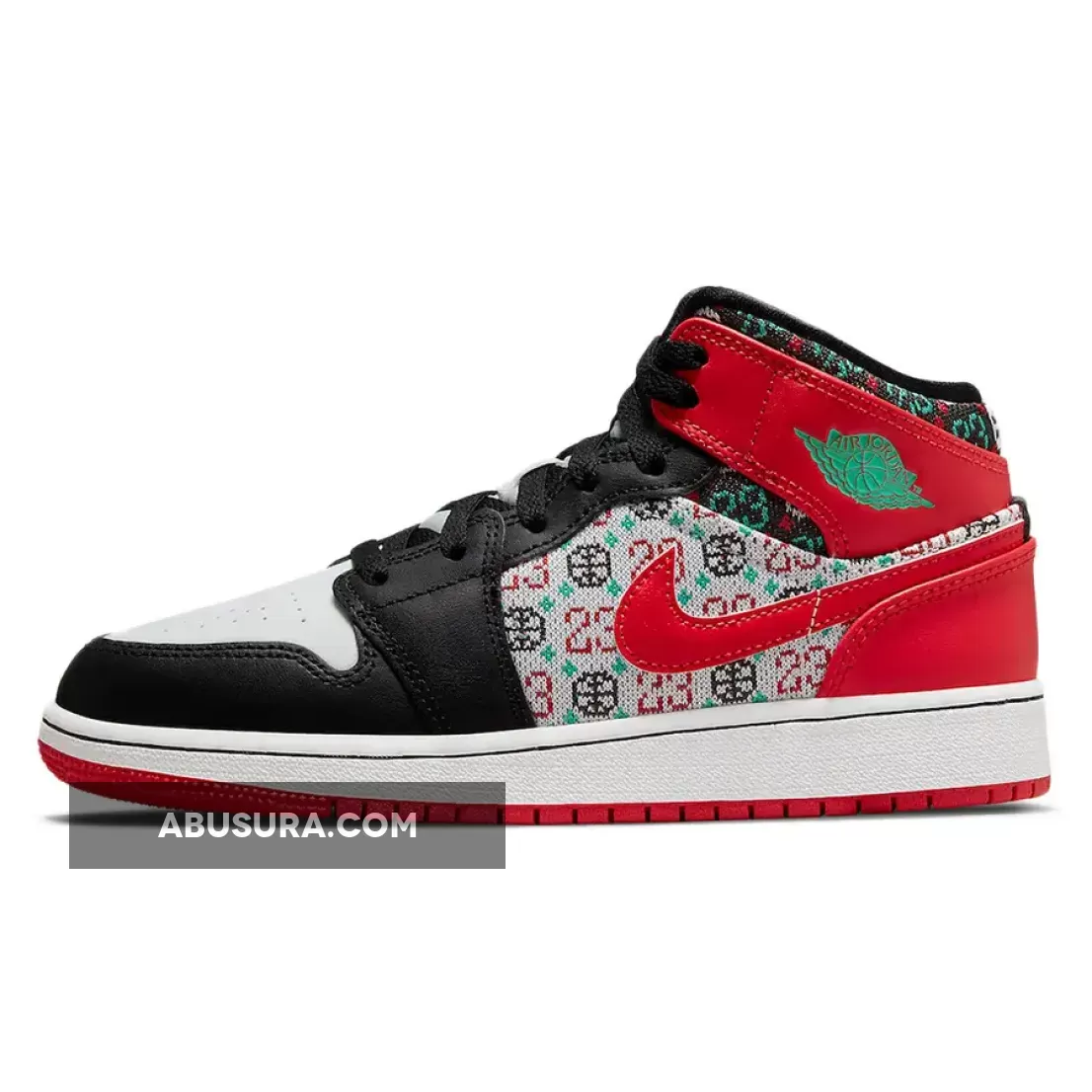 Air Jordan 1 Mid GS Ugly Christmas Sweater DM1208-150 New Releases