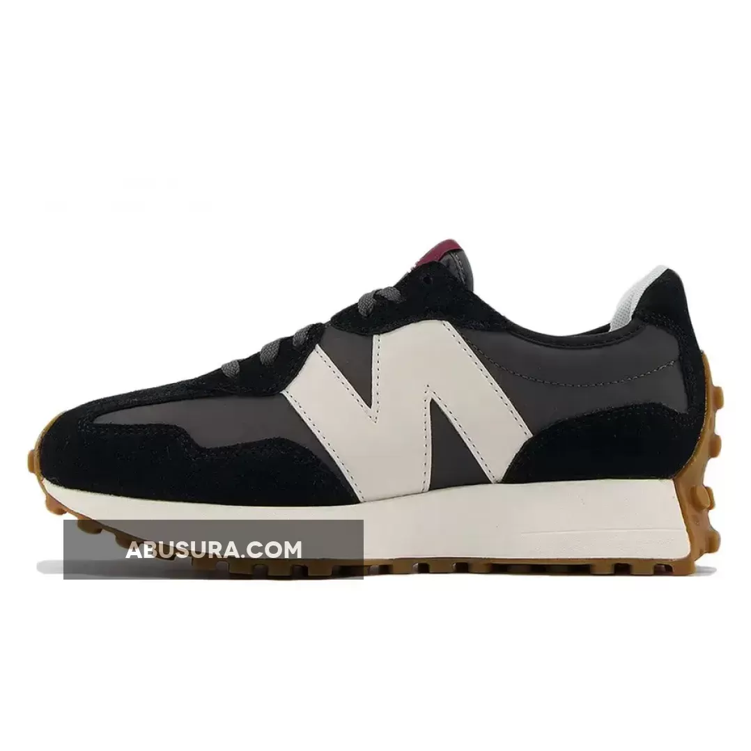 New Balance 327 Black White Gum WS327KC