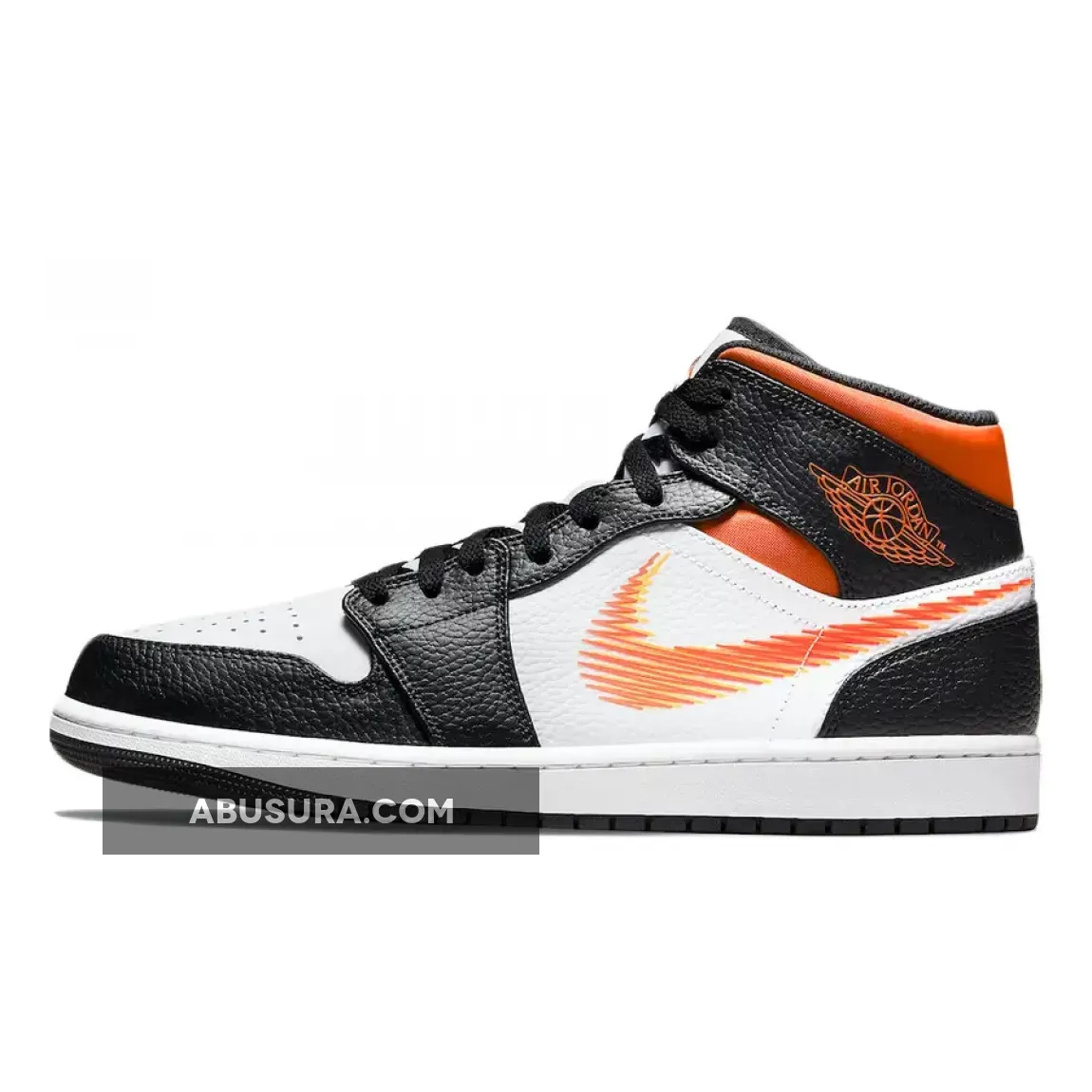 Air Jordan 1 Mid Zig Zag White Team Orange DN4929-100 For Sale