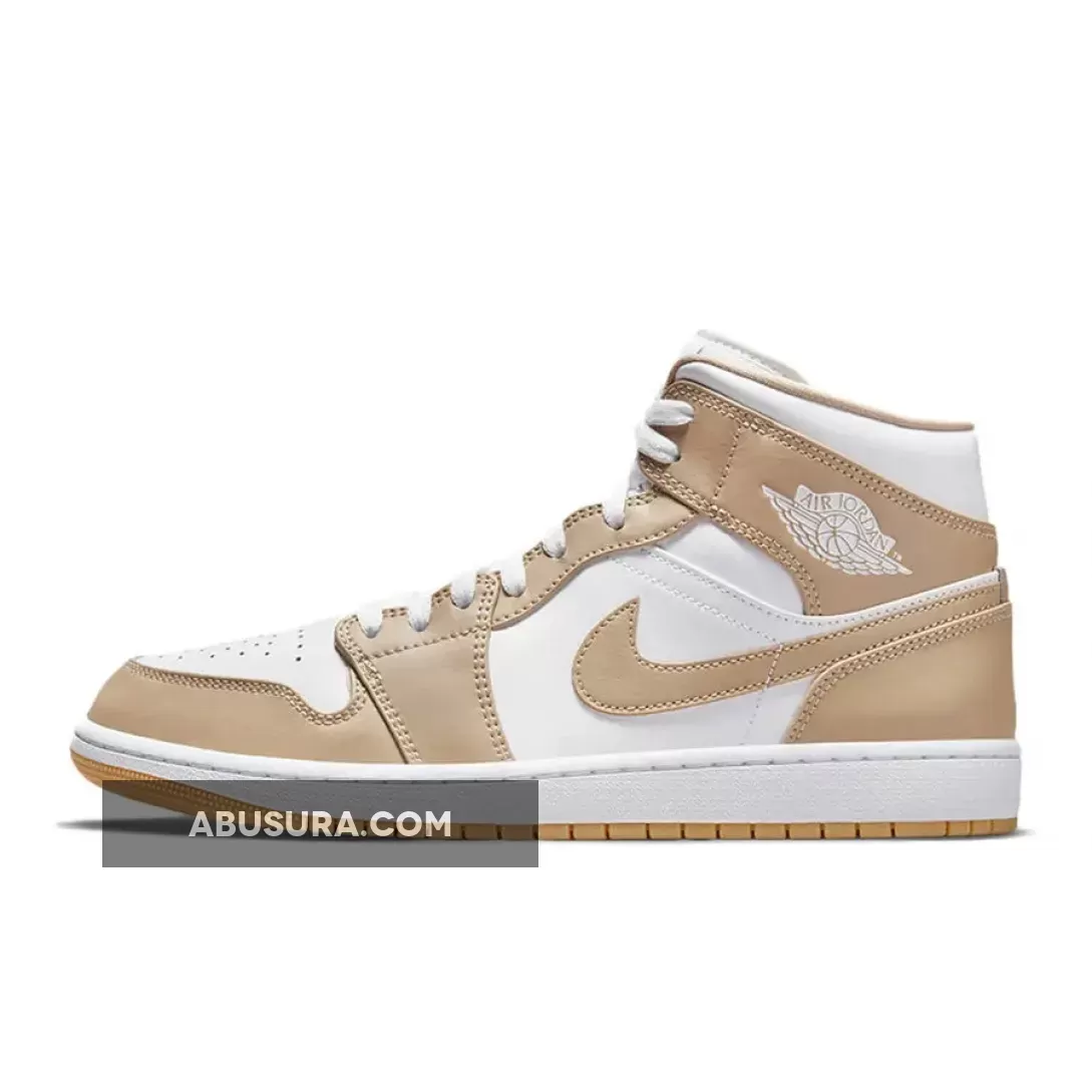 Air Jordan 1 Mid Hemp 554724-271 / air jordan mid tan