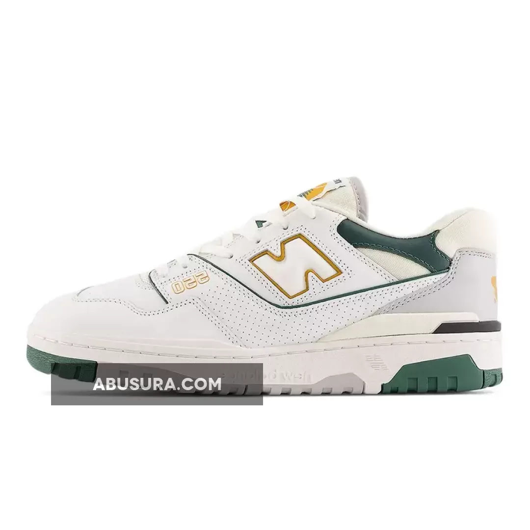 New Balance 550 White Nightwatch Green BB550PWC For Sale