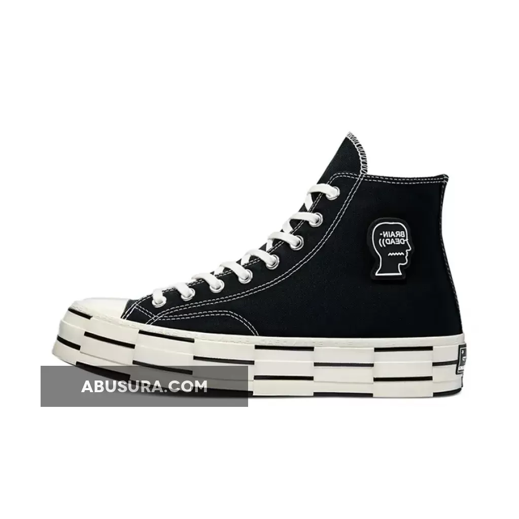 Brain Dead Converse Chuck 70 High Black 170549C / brain dead x converse