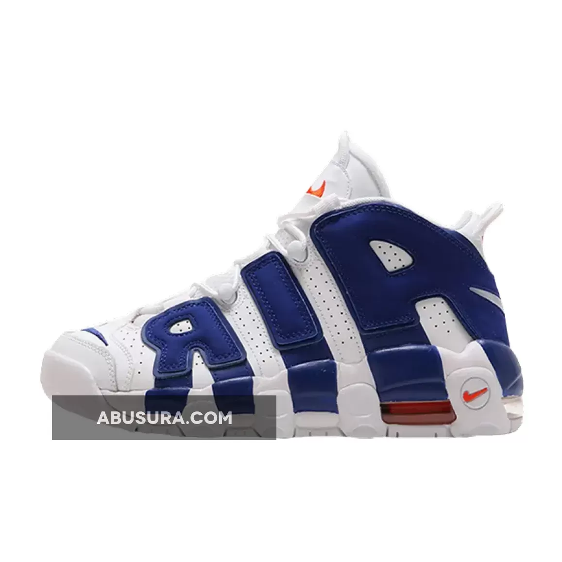 Nike Air More Uptempo Knicks White Deep Royal 921948-101 For Sale