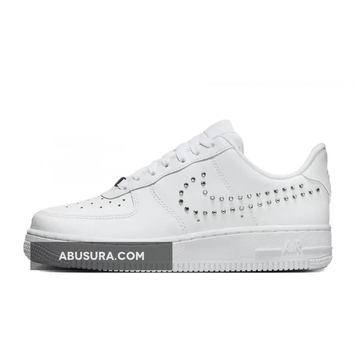 Nike Air Force 1 White Metallic Silver FQ8887-100 For Sale