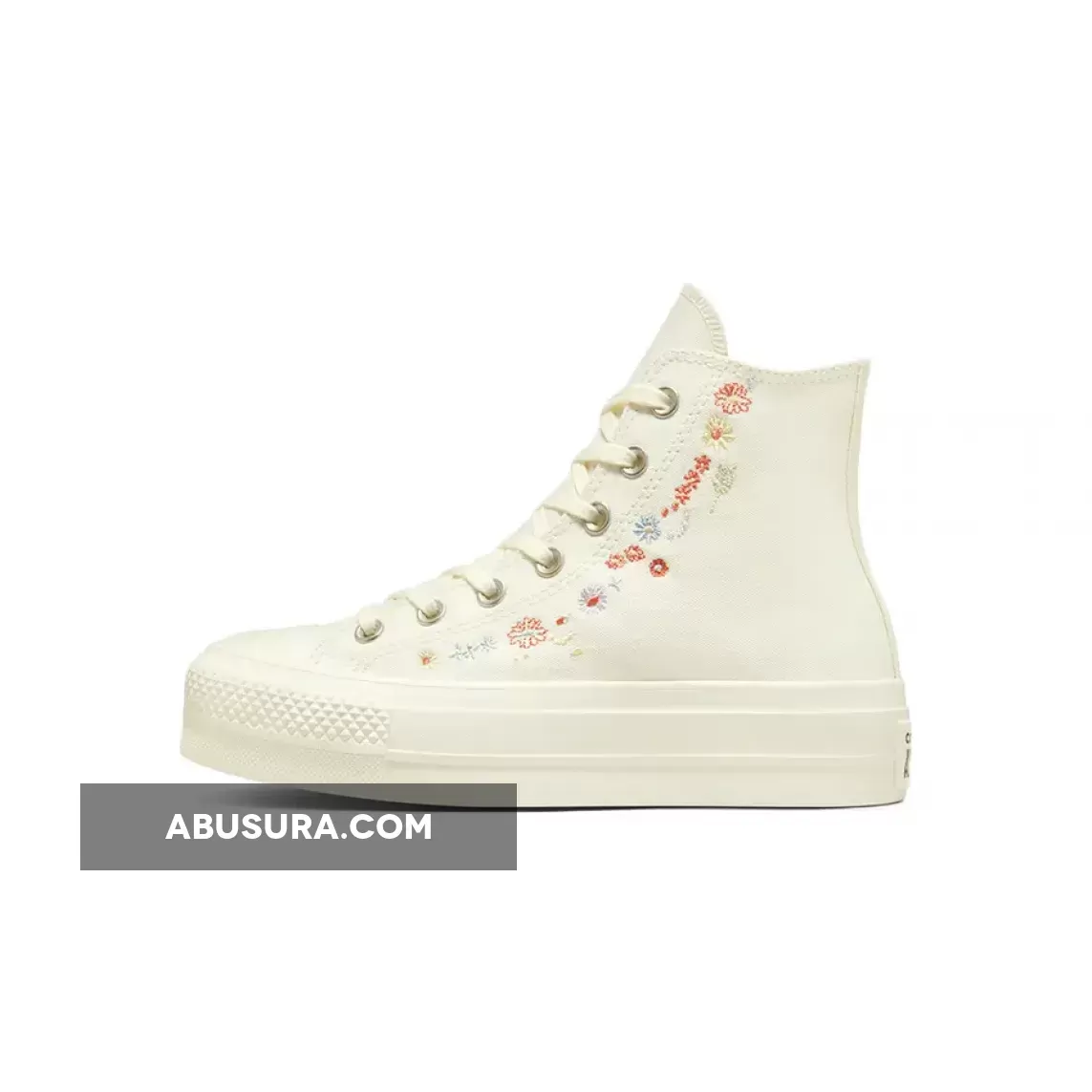 Converse Chuck Taylor All Star Lift Platform 'Embroidered Floral - white embroidered converse