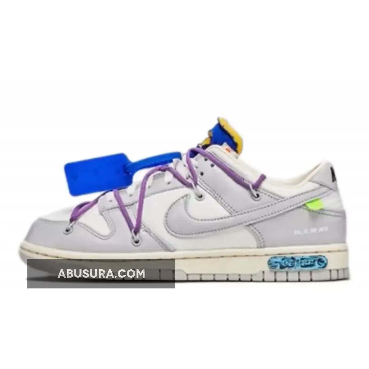 Off-White X Nike Dunk Low White Plum Lot 48 DM1602-107 New Releases