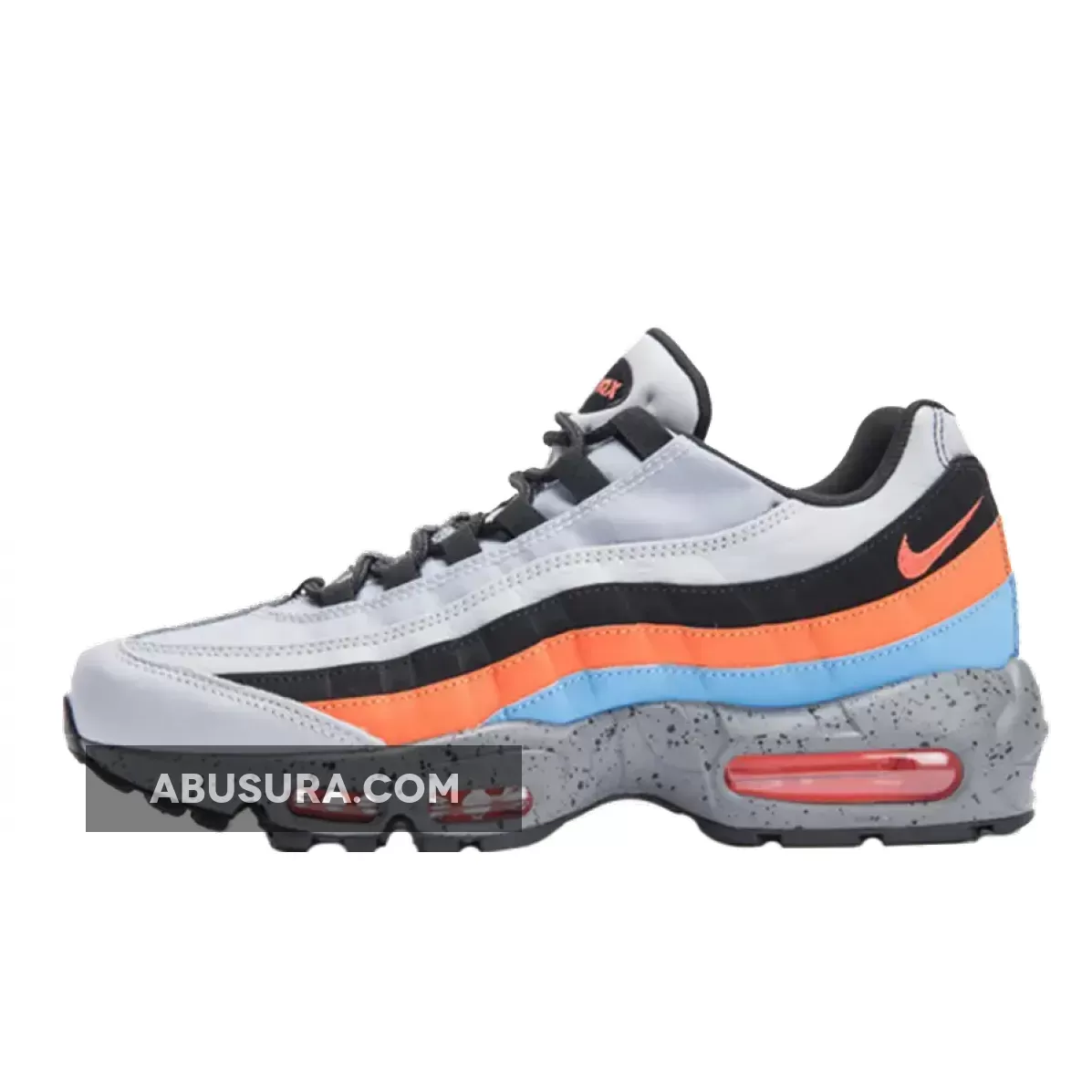 Nike Air Max 95 Premium Grey Orange 538416-015 Restock