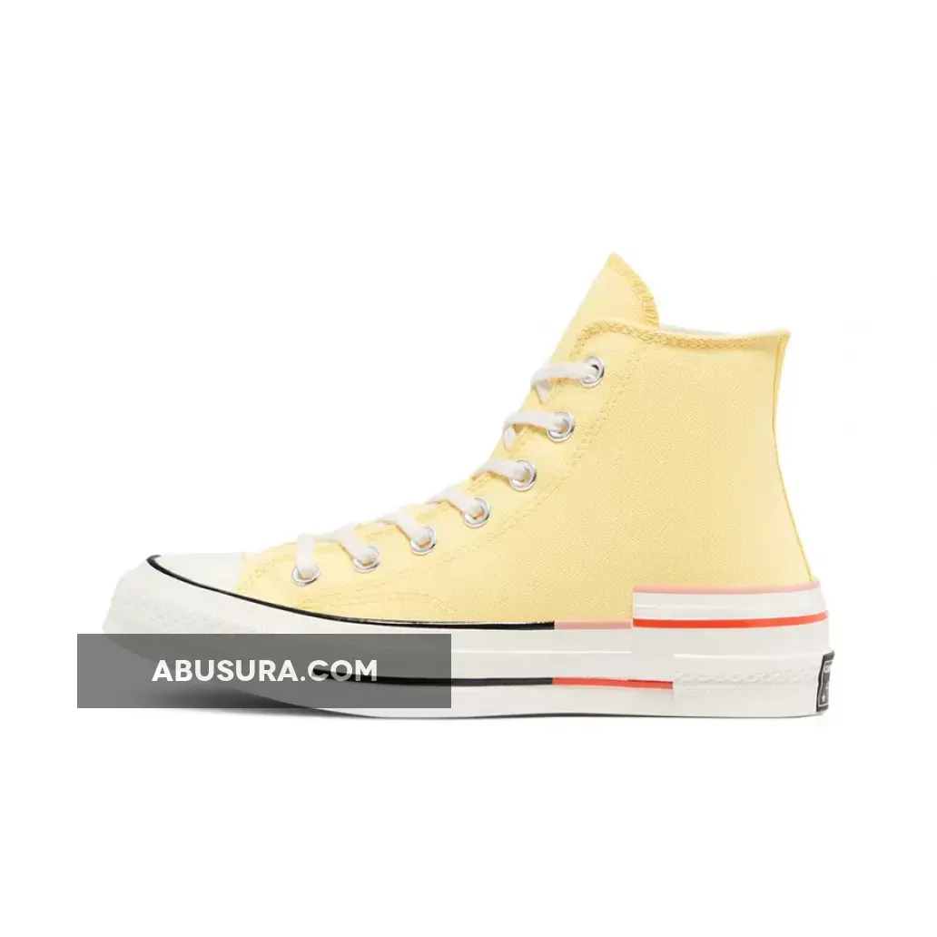 Converse Chuck 70 Colourblock High Citron Pulse For Womens 570787C #color block high top converse