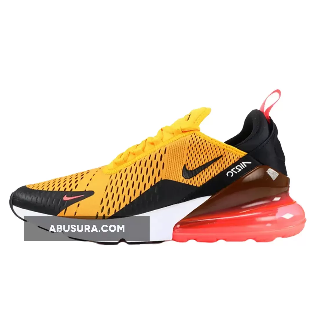 Air Max 270 'Tiger' BLACK/UNIVERSITY GOLD / air max 270 red and orange