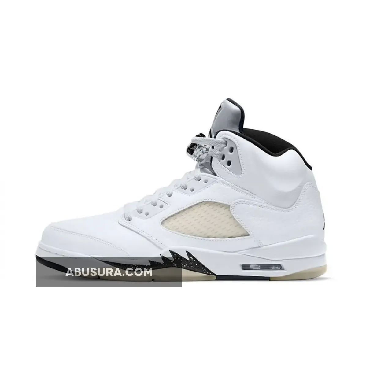 Air Jordan 5 White/Black-Sail-Metallic Silver