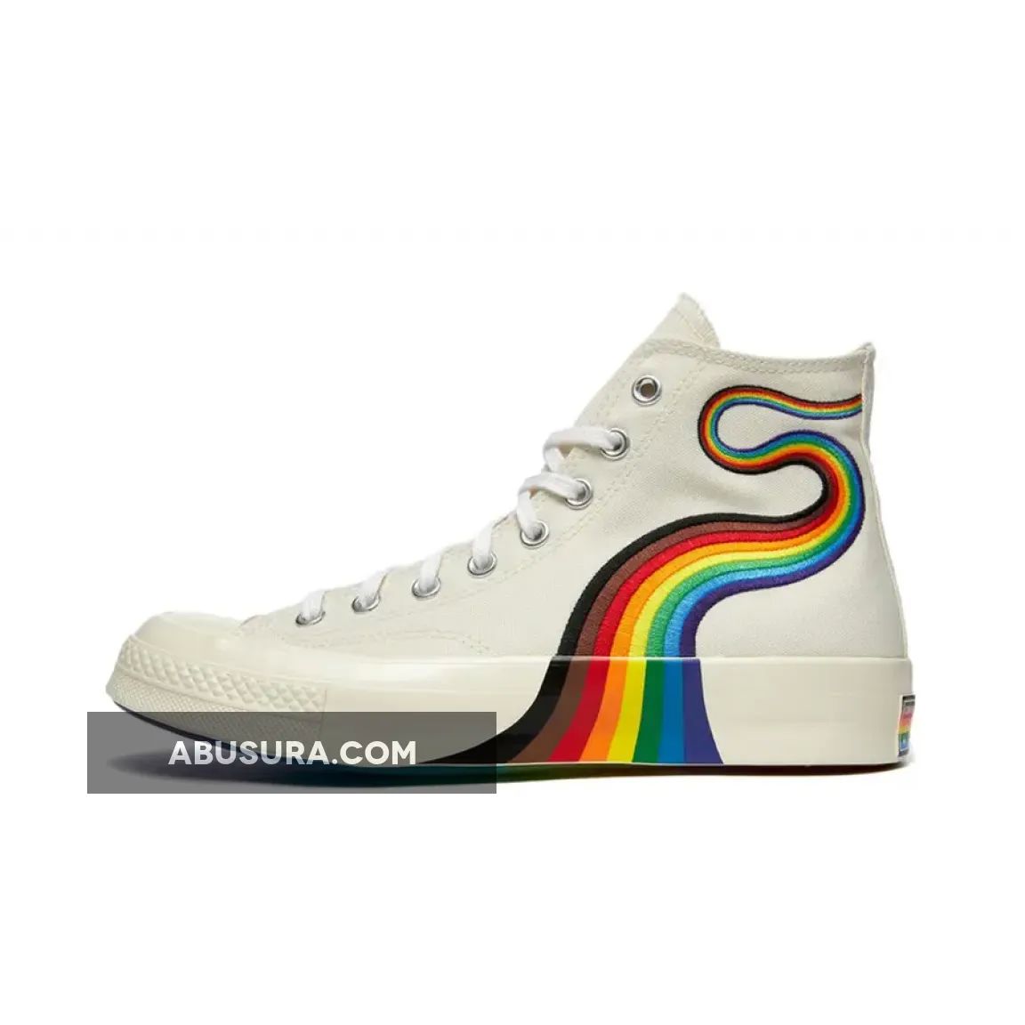 Converse Chuck 70 Hi "Pride" Egret/Multi-White Bone