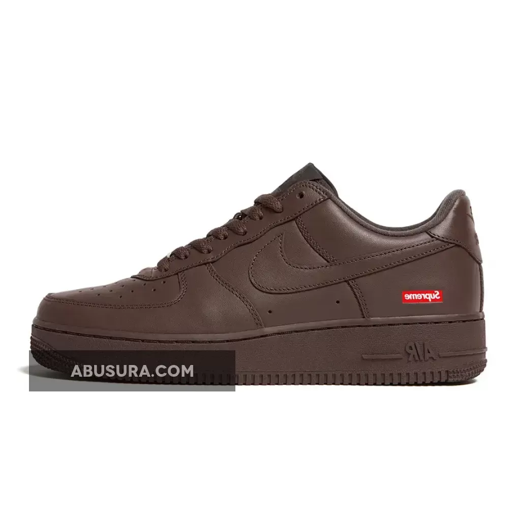 Supreme x Nike Air Force 1 Baroque Brown